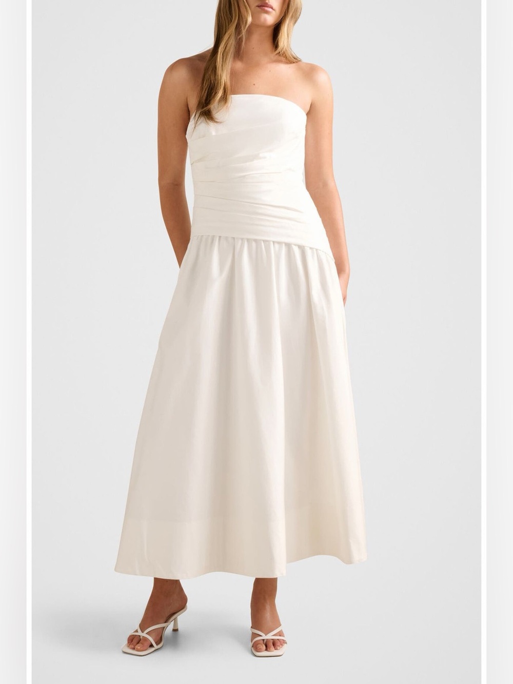 Ever New Rumi Ruched Strapless Midi Dress
Size US 4